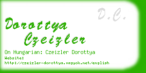 dorottya czeizler business card